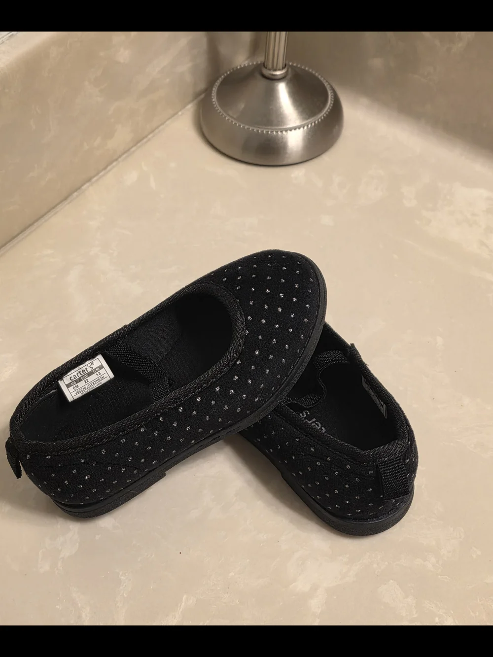 Carter's Black Girls' Sparkle Mary Jane Flats